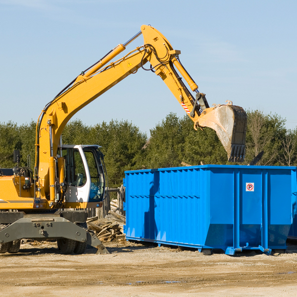 how many times can i have a residential dumpster rental emptied in Chilhowee